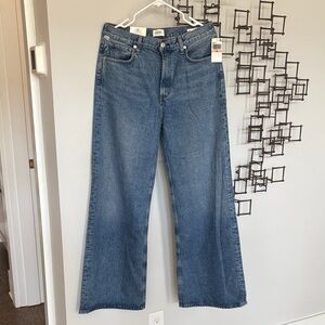 Citizens Of Humanity Medium Blue Wide Leg Jeans